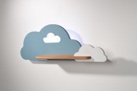 Otroška luč Cloud s stikalom 5W LED IQ White/Blue