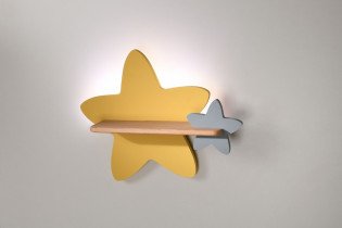 Candellux - Otroška luč Star s stikalom 5W LED 4000K IQ Golden