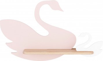 Candellux - Otroška luč Swan s stikalom 5W LED 4000K IQ Pink/White