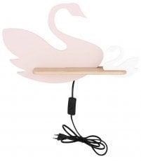 Otroška luč Swan s stikalom 5W LED 4000K IQ Pink/White (with plug)