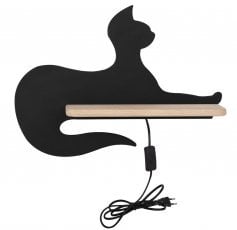 Otroška luč Cat s stikalom 5W LED IQ Black