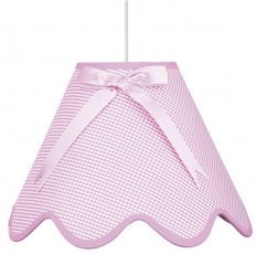 Viseča stropna svetilka Lola 1x60W E27 Pink