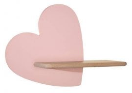 Otroška luč Heart-2 s stikalom 5W LED 4000 IQ Pink