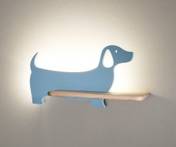 Candellux - Otroška luč Dog s stikalom 5W LED Blue
