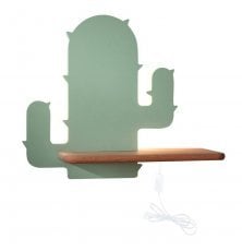 Otroška luč Cactus s stikalom 4W LED Green (with plug)