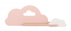 Candellux - Otroška luč Cloud s stikalom 5W LED 4000K IQ Pink/White