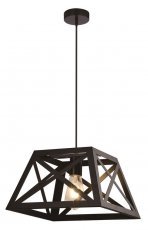 Candellux - Viseča stropna svetilka Origami 1x40W E27 Black