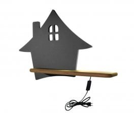 Otroška luč House s stikalom 4W LED 4000K IQ Grey (with plug)