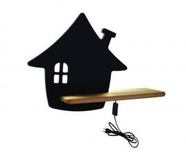 Otroška luč House s stikalom 4W LED 4000K IQ Black (with plug)