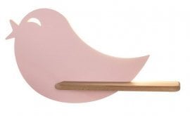 Otroška luč Bird s stikalom 5W LED 4000K IQ Pink 