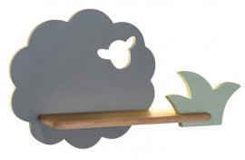 Otroška luč Sheep s stikalom 5W LED 4000K IQ Grey/Green 