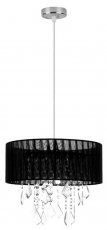 Candellux - Viseča stropna svetilka Leda 1x60W E27 Black