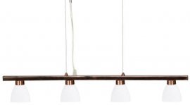 Viseča stropna svetilka Dakota 4x40W G9 Copper/White