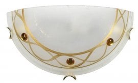 Stenska svetilka Giara 1/2 1x60W E27 Amber