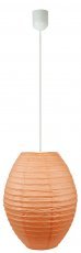 Candellux - Viseča stropna svetilka Cocoon Paper 40x55cm Orange