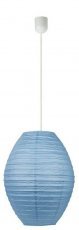 Candellux - Viseča stropna svetilka Cocoon Paper 40x55cm Blue