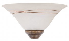 Candellux - Stenska svetilka Altea 1x60W E27 Antic Brass