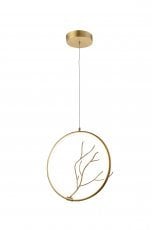 Viseča stropna svetilka Davos 16W LED 3000K Gold