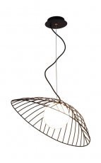 Viseča stropna svetilka Inagi 1x28W G9 Black