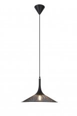 Candellux - Viseča stropna svetilka Kiruna M 1x40W E27 Black