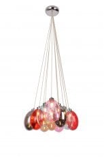 Viseča stropna svetilka Lukka 10x10W G9 Multicolor