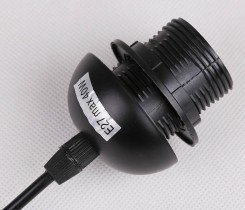 Candellux - Viseča stropna svetilka Bistro 2x40W E27 Black/Brown