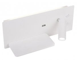 Stenska svetilka Olly 4W+3W LED White ( + charge USB)