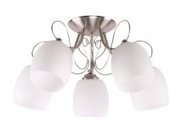 Viseča stropna svetilka Amba 5x40W E27 Chrome