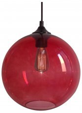 Viseča stropna svetilka Edison 25 1x60W E27 Red