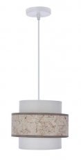 Candellux - Viseča stropna svetilka Calmi 1x40W E27 