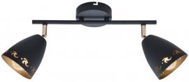 Candellux - Stropna svetilka Coty 2x40W E14 - črna