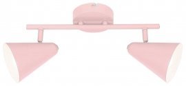 Stropna svetilka Amor 2x40W E14 - roza