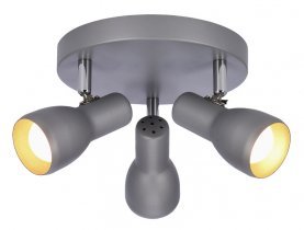 Candellux - Stropna svetilka Picardo 3x40W E14 - siva/srebrna