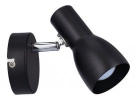 Stenska svetilka Picardo 1x40W E14 - črna mat