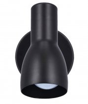 Candellux - Stenska svetilka Picardo 1x40W E14 - črna mat
