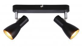 Stropna svetilka Picardo 2x40W E14 - črna mat