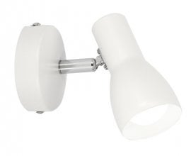 Stenska svetilka Picardo 1x40W E14 - bela mat