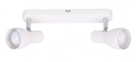 Candellux - Stropna svetilka Picardo 2x40W E14 - bela mat
