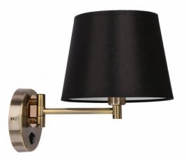 Stenska svetilka Ibis 1x40W E14 - patina/črna