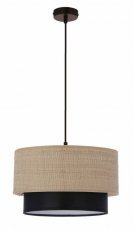 Viseča svetilka Ritana 1x60W E27 - bež/črna