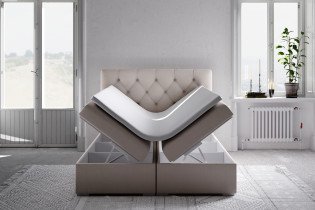Laverto - Boxspring postelja Roma 120x200 cm