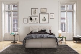 Boxspring postelja Davo 160x200 cm