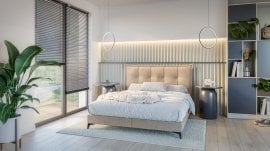 Boxspring postelja Foxy 160x200 cm