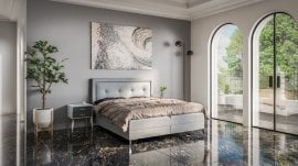 Boxspring postelja Hugo 160x200 cm