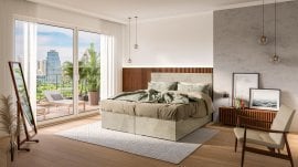 Boxspring postelja Lemo 120x200 cm