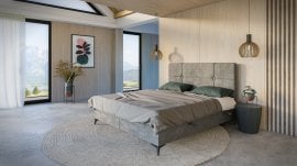 Boxspring postelja Nala 160x200 cm
