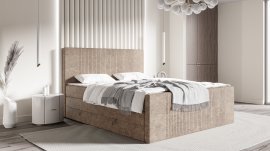 Boxspring postelja Bergamo 140x200 cm