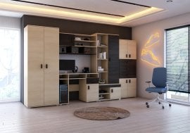 Dnevni regal Nelly s pisalno mizo