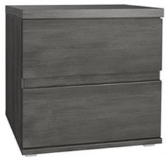 Nočna omarica Latte črni bor