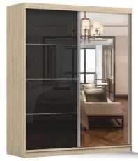 Garderobna omara z drsnimi vrati Multi 31 183 cm